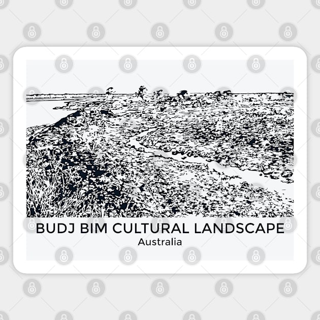 Budj Bim Cultural Landscape - Australia Magnet by Lakeric